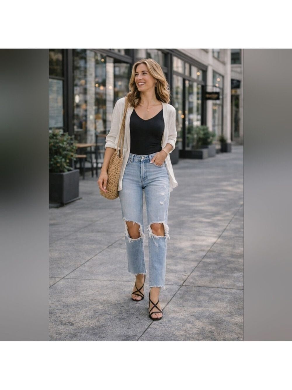 Free People We The Free Maggie Distressed Light Wash Jeans | Women’s 29 | New